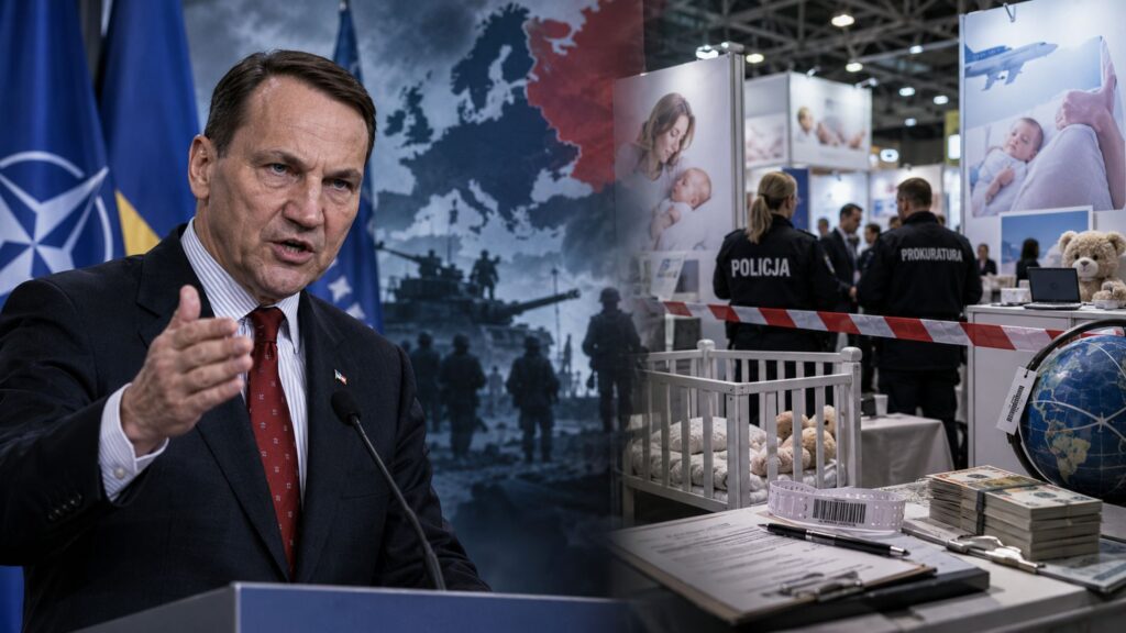 Minister Sikorski atakuje Rosję, a Ordo Iuris blokuje targi surogacji